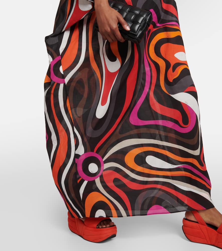 Pucci Marmo cotton twill kaftan