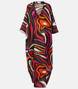 Pucci Marmo cotton twill kaftan