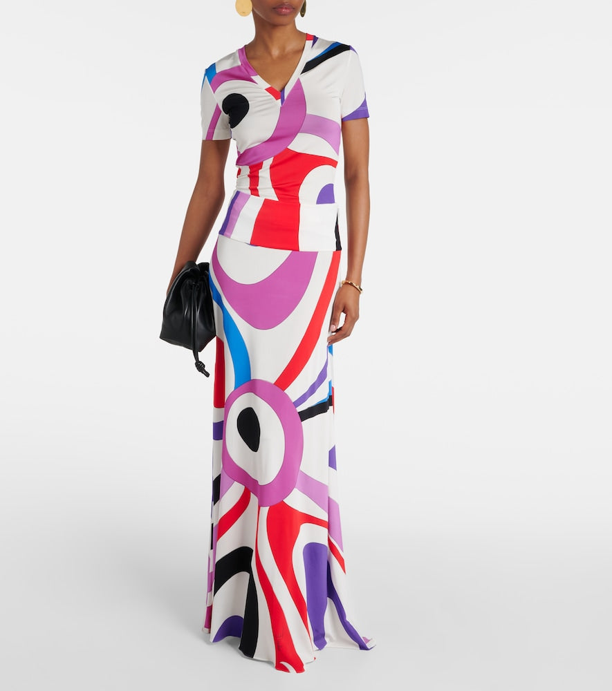Pucci Marmo jersey maxi skirt