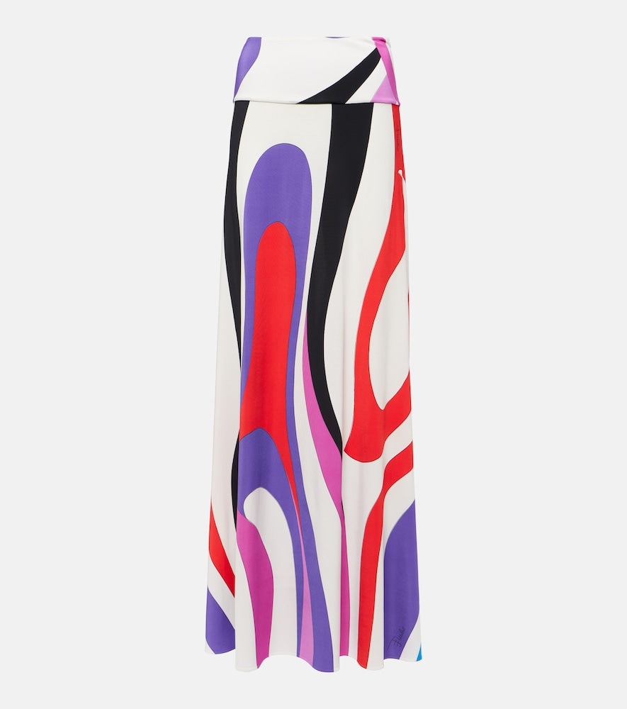 Pucci Marmo jersey maxi skirt - Pucci Marmo 针织长裙