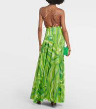 Pucci Marmo pleated cotton muslin maxi skirt