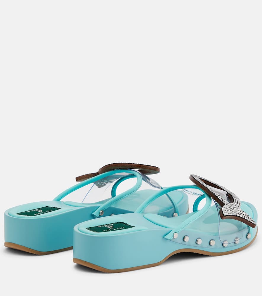 Pucci Musa crystal-embellished PVC clogs