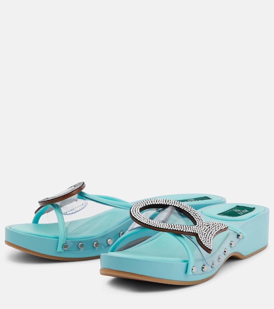 Pucci Musa crystal-embellished PVC clogs
