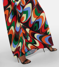 Pucci Onde chain-detail kaftan