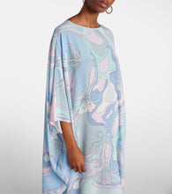 Pucci Orchidee silk Crêpe de chine kaftan