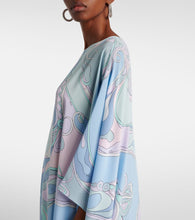 Pucci Orchidee silk Crêpe de chine kaftan