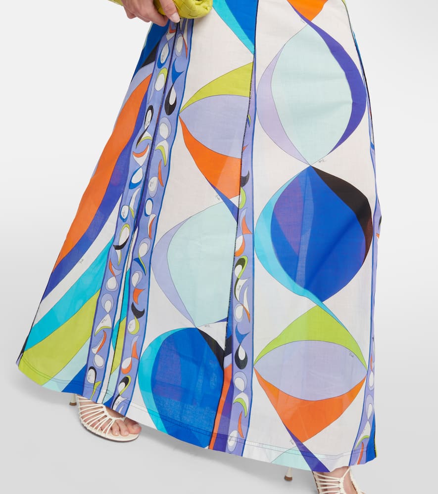 Pucci Pesci cotton maxi dress