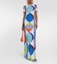 Pucci Pesci mesh maxi dress