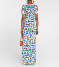 Pucci Pesci mesh maxi dress