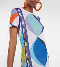 Pucci Pesci mesh maxi dress