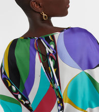 Pucci Pesci silk twill kaftan