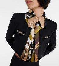 Pucci Vivara cropped wool-blend jacket