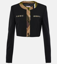 Pucci Vivara cropped wool-blend jacket - Pucci Vivara 短款羊毛混纺夹克