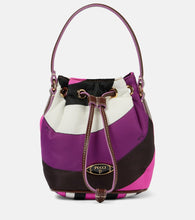 Pucci Yummy Iride canvas bucket bag. Shop Pucci Bucket Bags for women now.