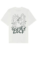 Quiet Golf Brothers T-Shirt in White - T-shirt Quiet Golf Brothers en blanc - 安静高尔夫兄弟白色 T 恤 - Quiet Golf Brothers T-Shirt in Weiß - Quiet Golf Brothers 티셔츠화이트 색상 - T-shirt Quiet Golf Brothers in bianco