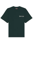 Quiet Golf Pennant T-Shirt in Dark Green
