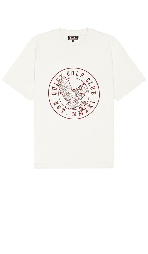 Quiet Golf Qgu T-Shirt in Beige - T-shirt Quiet Golf Qgu en beige - Quiet Golf Qgu 米色 T 恤 - Quiet Golf Qgu T-Shirt in Beige - 콰이어트 골프 Qgu 티셔츠 베이지 색상 - T-shirt Quiet Golf Qgu in beige