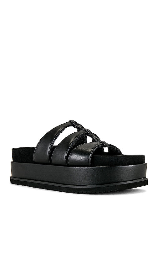 R0AM Demi Sandal in Black
