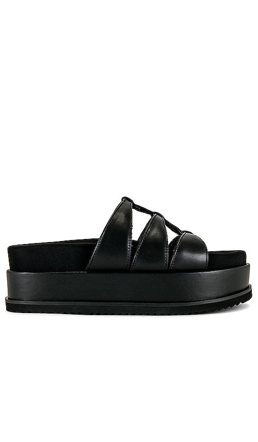R0AM Demi Sandal in Black - Demi-sandales R0AM en noir - R0AM 黑色半凉鞋 - R0AM Halbsandale in Schwarz - R0AM 데미 샌들블랙 색상 - Sandalo Demi R0AM in nero