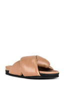 R0AM Foldy Puffy Slide in Nude