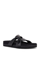 R0AM Side Slip Sandal in Black