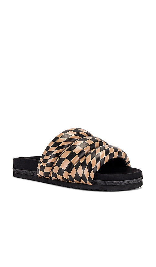 R0AM The Puffy Sandal in Black