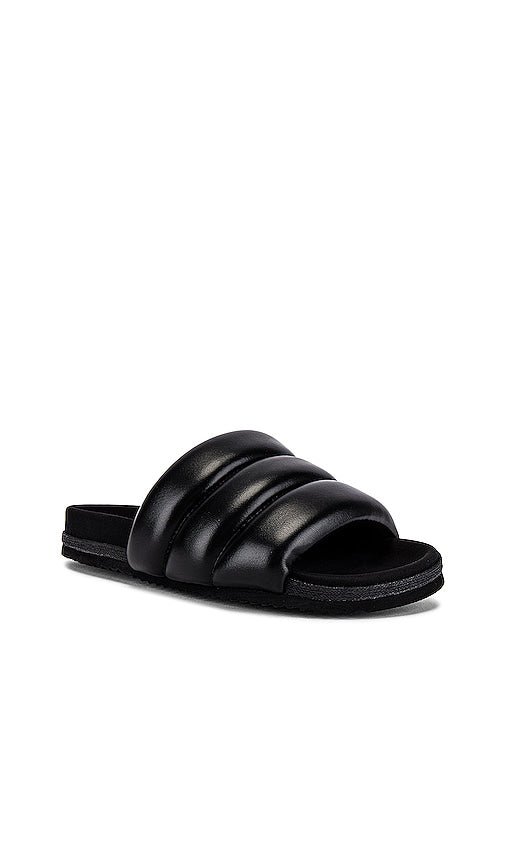 R0AM The Puffy Slide in Black