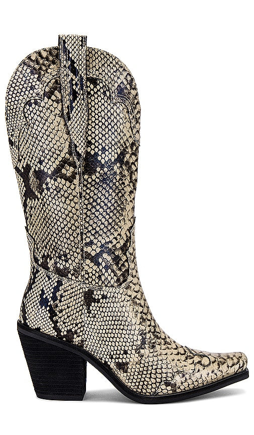RAYE Amarillo Boot in Cream,Black - Botte RAYE Amarillo en crème, noir - RAYE Amarillo 奶油色、黑色靴子 - RAYE Amarillo Stiefel in Creme, Schwarz - RAYE Amarillo 부츠 크림색,블랙 - Stivale RAYE Amarillo in crema, nero