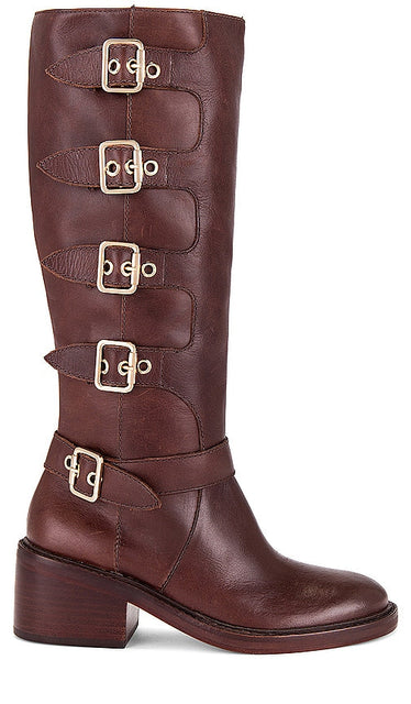 RAYE Annie Boot in Brown - Botte RAYE Annie en marron - RAYE Annie 棕色靴子 - RAYE Annie Stiefel in Braun - RAYE 애니 부츠 브라운 색상 - Stivale RAYE Annie in marrone