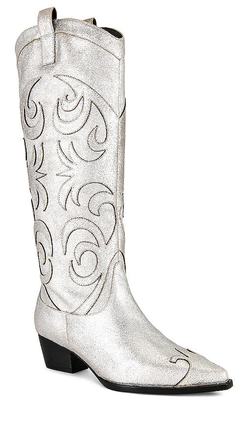 RAYE Appaloosa Boot in Metallic Silver