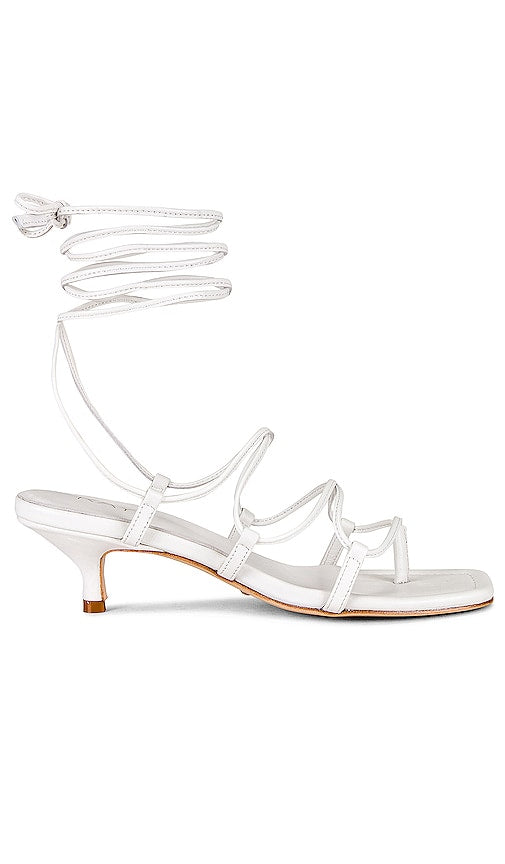 RAYE Bindi Heel in White - Talon Bindi RAYE en blanc - RAYE Bindi 白色高跟鞋 - RAYE Bindi-Absatz in Weiß - RAYE 빈디 힐 화이트 색상 - Tacco Bindi RAYE in bianco