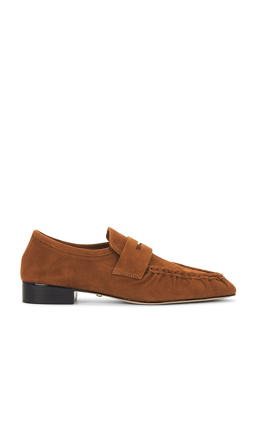 RAYE Celina Loafer in Brown | Brown Loafers & Oxfords Flats for Women