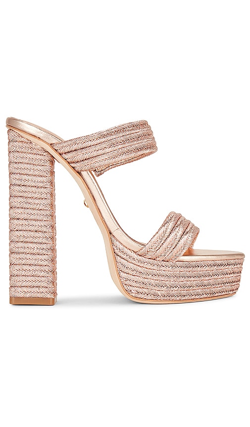 RAYE Corinna Platform in Rose Gold - Plateforme RAYE Corinna en or rose - RAYE Corinna 玫瑰金厚底 - RAYE Corinna-Plattform in Roségold - 로즈 골드 소재의 RAYE Corinna 플랫폼 - Piattaforma RAYE Corinna in oro rosa