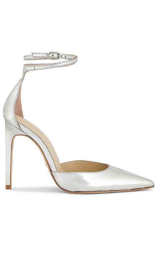 RAYE Dania Pump in Metallic Silver - Escarpin RAYE Dania en argent métallisé - RAYE Dania 金属银高跟鞋 - RAYE Dania Pump in Metallic-Silber - RAYE Dania 펌프스 메탈릭 실버 소재 - Décolleté RAYE Dania in argento metallizzato
