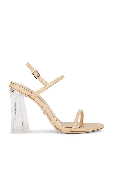 RAYE Demetris Sandal in Nude | Nude Heeled Sandals for Women