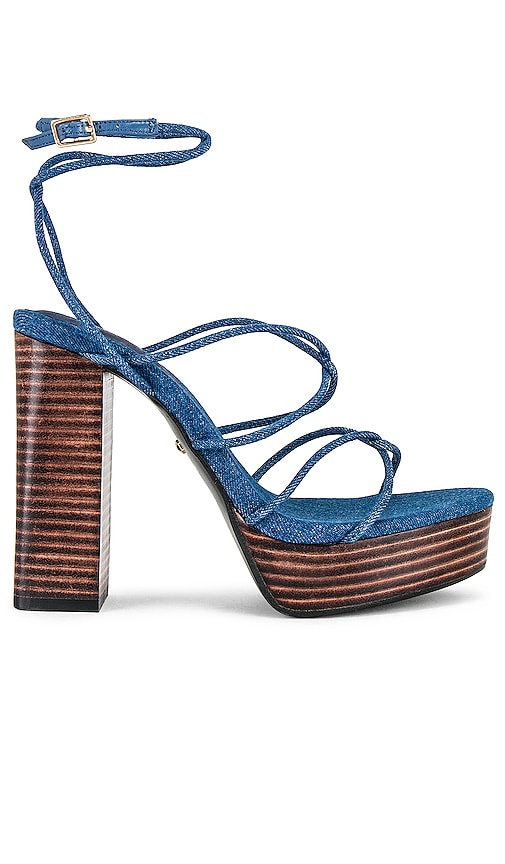 RAYE Dionne Platform in Blue - Plateforme RAYE Dionne en bleu - RAYE Dionne 蓝色厚底鞋 - RAYE Dionne Plattform in Blau - RAYE Dionne 플랫폼 블루 색상 - Piattaforma RAYE Dionne in blu