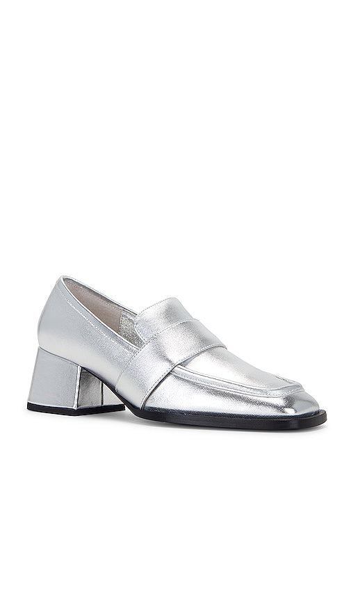 RAYE Fresco Loafer in Metallic Silver
