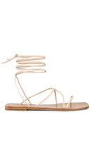 RAYE Grey Sandal in Nude - Sandale grise RAYE en nu - RAYE 灰色裸色凉鞋 - RAYE Graue Sandale in Nude - RAYE 그레이 샌들 - RAYE Sandalo grigio in color nudo