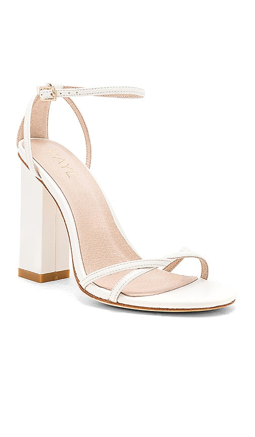 RAYE Hatty Heel in White