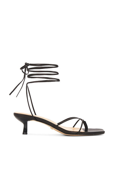 RAYE Jaden Sandal in Black | Black Strappy Sandals for Women
