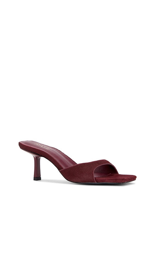 RAYE Jocey Mule in Burgundy