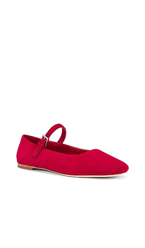 RAYE Lin Flats in Red
