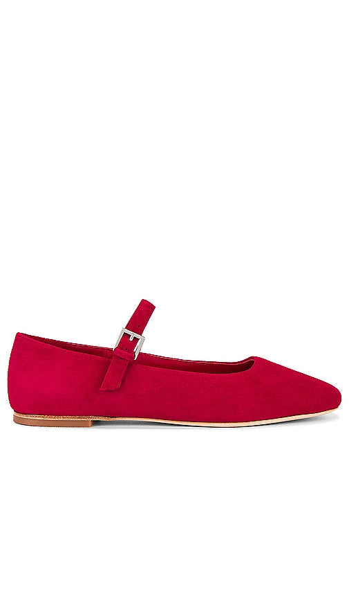 RAYE Lin Flats in Red - Chaussures plates RAYE Lin en rouge - RAYE Lin 红色平底鞋 - RAYE Lin Flats in Rot - RAYE 린 플랫츠 - Ballerine Lin RAYE in rosso