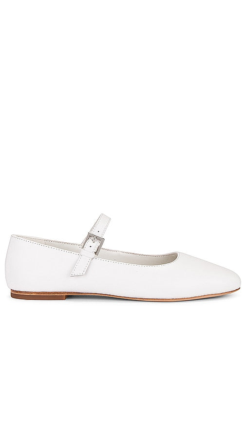 RAYE Lin Flats in White - Chaussures plates RAYE Lin en blanc - RAYE Lin 白色平底鞋 - RAYE Lin Flats in Weiß - RAYE 린 플랫 화이트 색상 - Ballerine Lin RAYE in bianco