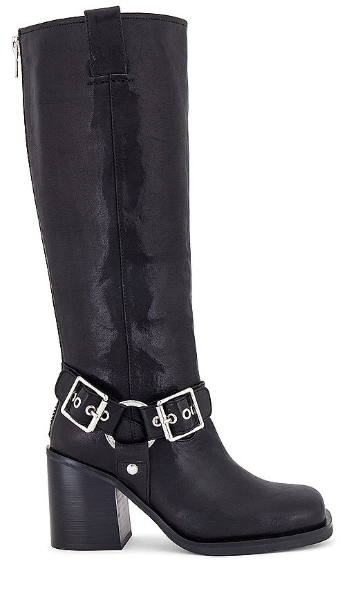 RAYE Lotta Moto Boot in Black - Botte de moto RAYE Lotta en noir - RAYE Lotta 黑色摩托车靴 - RAYE Lotta Motorradstiefel in Schwarz - RAYE Lotta 모토 부츠 블랙 색상 - Stivale da moto RAYE Lotta in nero