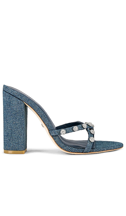 RAYE Mini Mule in Blue - Mini mules RAYE en bleu - RAYE 蓝色迷你穆勒鞋 - RAYE Mini-Mule in Blau - RAYE 미니 뮬 - Mini mulo RAYE in blu
