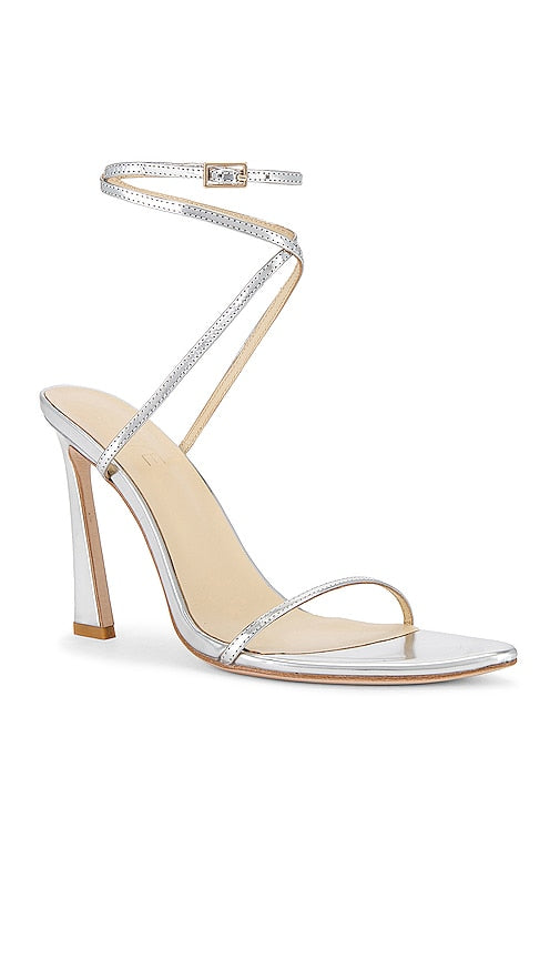 RAYE Moxxi Heel in Metallic Silver