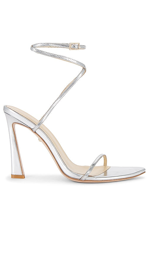 RAYE Moxxi Heel in Metallic Silver - Talon RAYE Moxxi en argent métallisé - RAYE Moxxi 金属银高跟鞋 - RAYE Moxxi-Absatz in Metallic-Silber - RAYE Moxxi 힐 메탈릭 실버 소재 - Tacco RAYE Moxxi in argento metallizzato