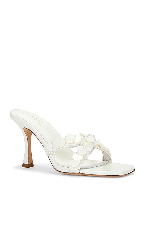 RAYE Perla Mule in Ivory