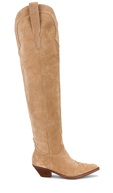 RAYE Prescott Boot in Tan - Botte RAYE Prescott en beige - RAYE Prescott 黄褐色靴子 - RAYE Prescott Stiefel in Hellbraun - RAYE 프레스콧 부츠(탠 색상) - Stivale RAYE Prescott in marrone chiaro